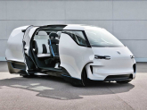 Minivanul electric Porsche Vision Renndienst